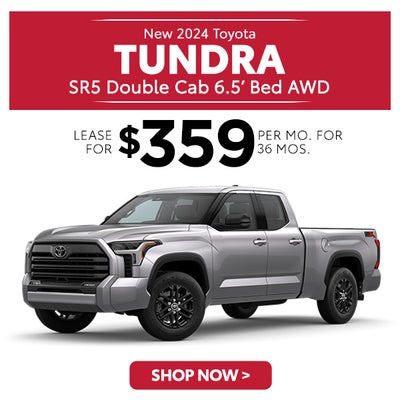 New 2024 Toyota Tundra SR5 Double Cab 6.5' Bed AWD