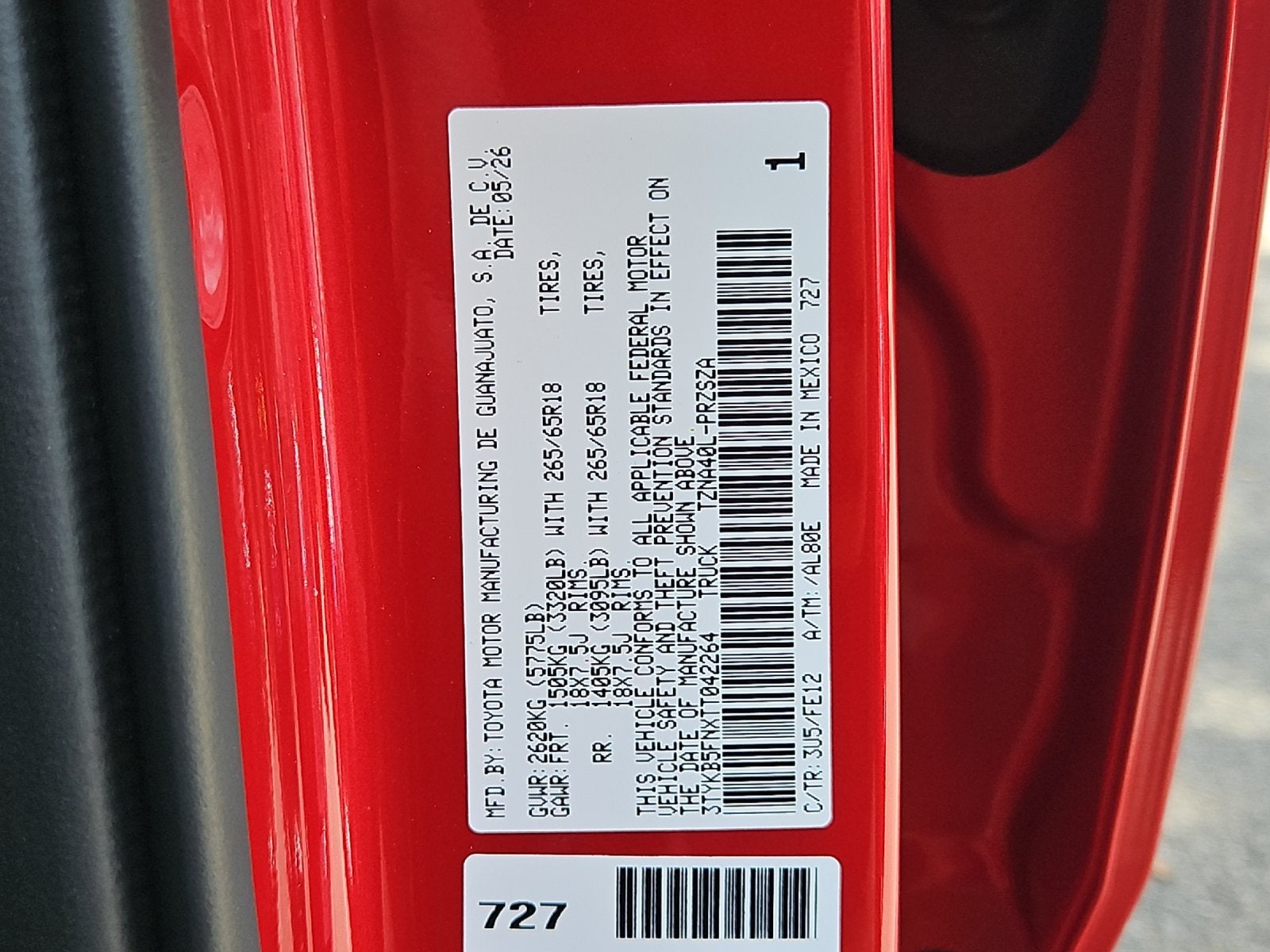 2026 Toyota Tacoma TRD Sport