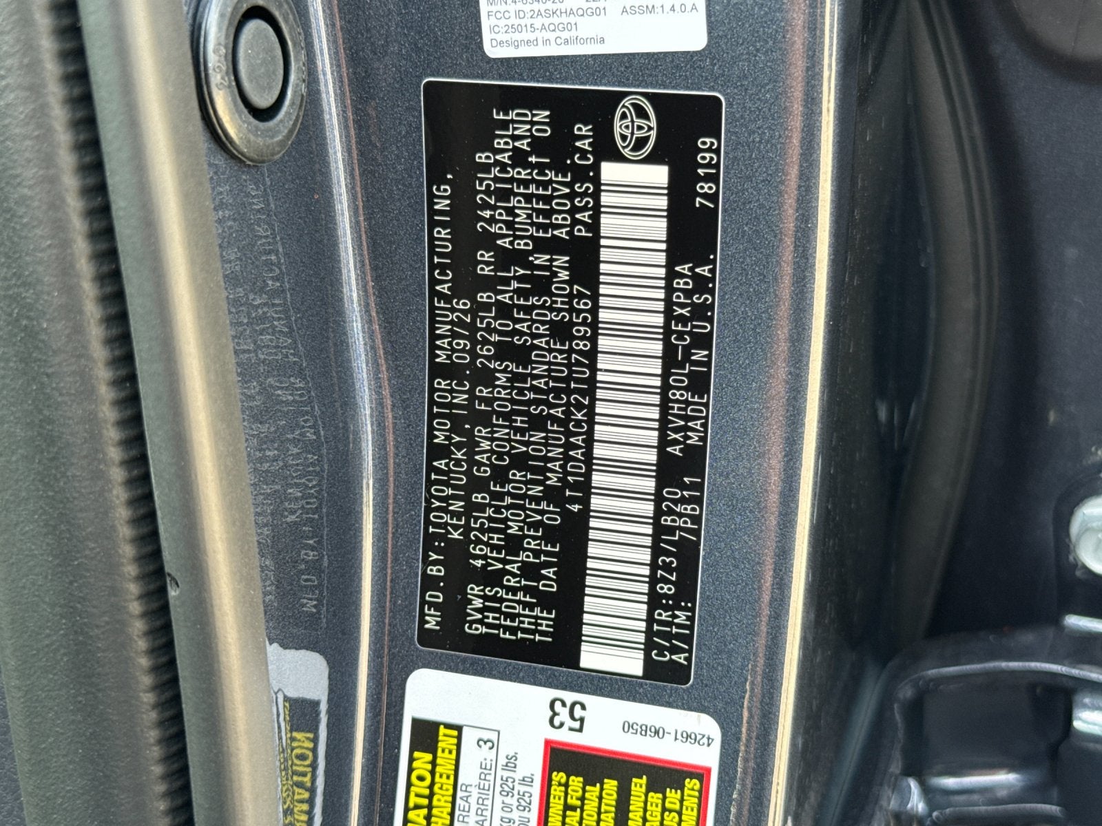 2026 Toyota Camry XSE