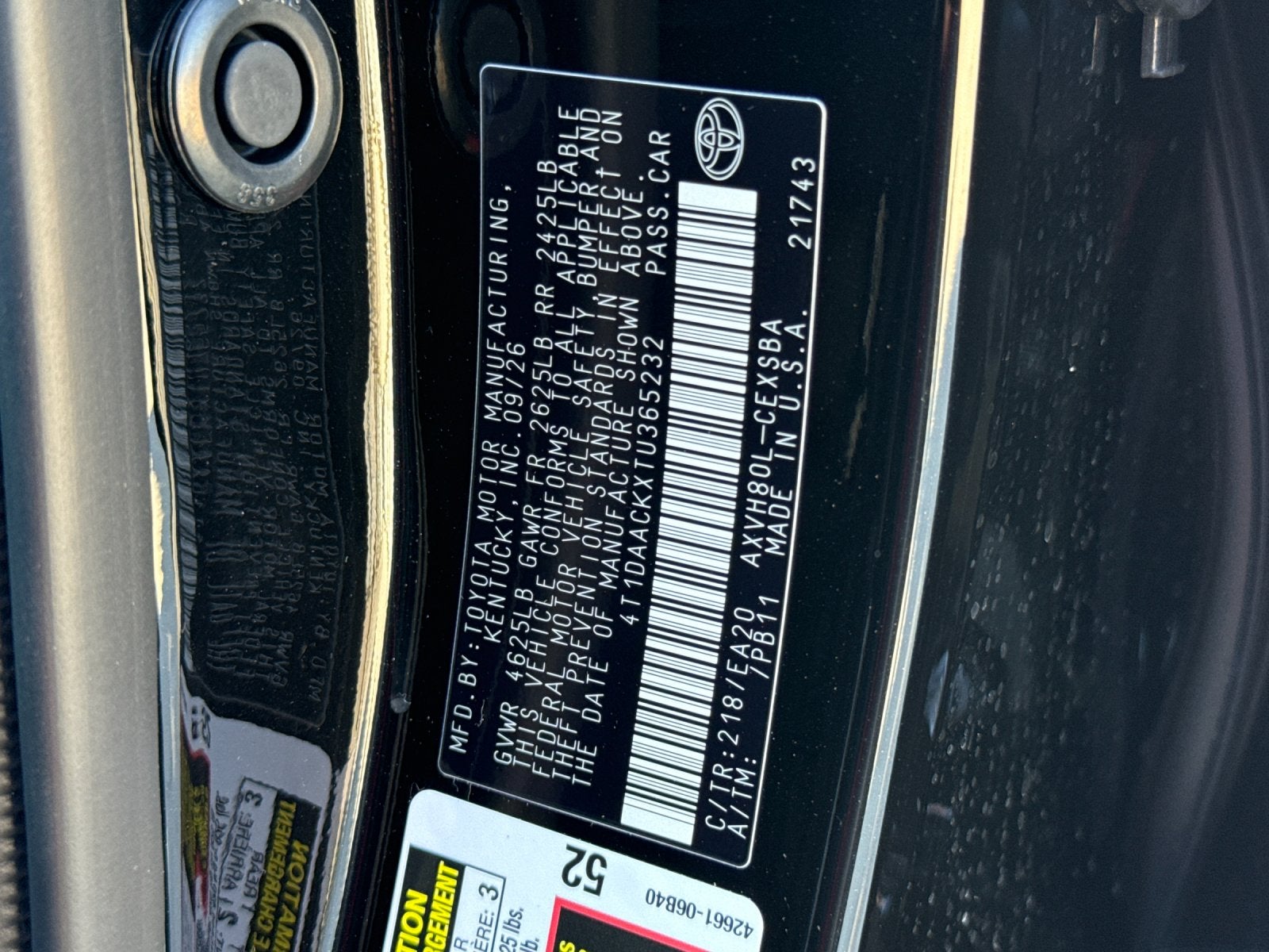 2026 Toyota Camry SE