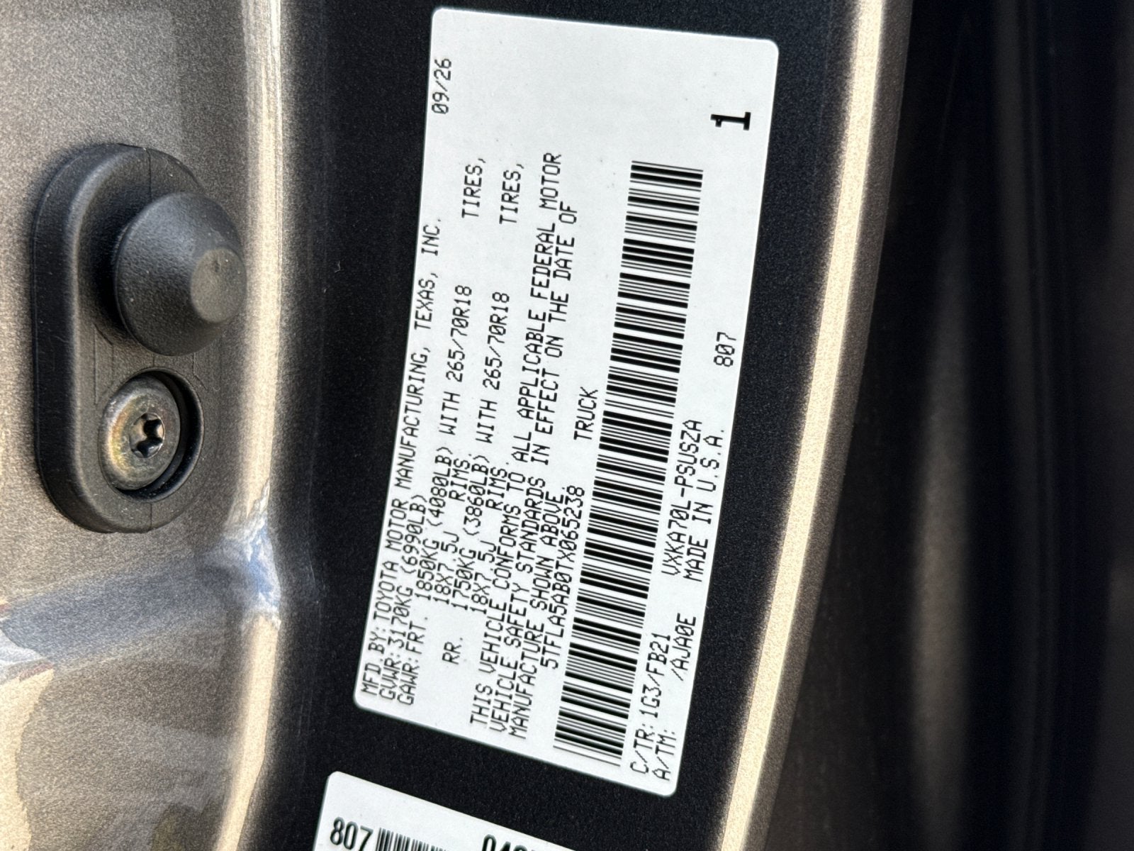 2026 Toyota Tundra SR5