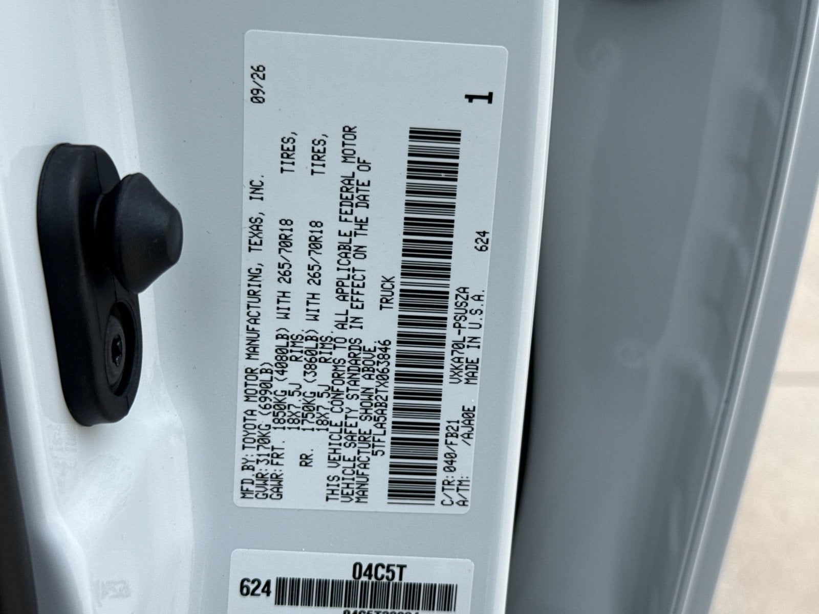 2026 Toyota Tundra SR5