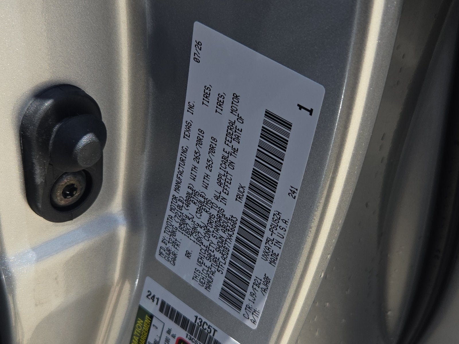 2026 Toyota Tundra SR5