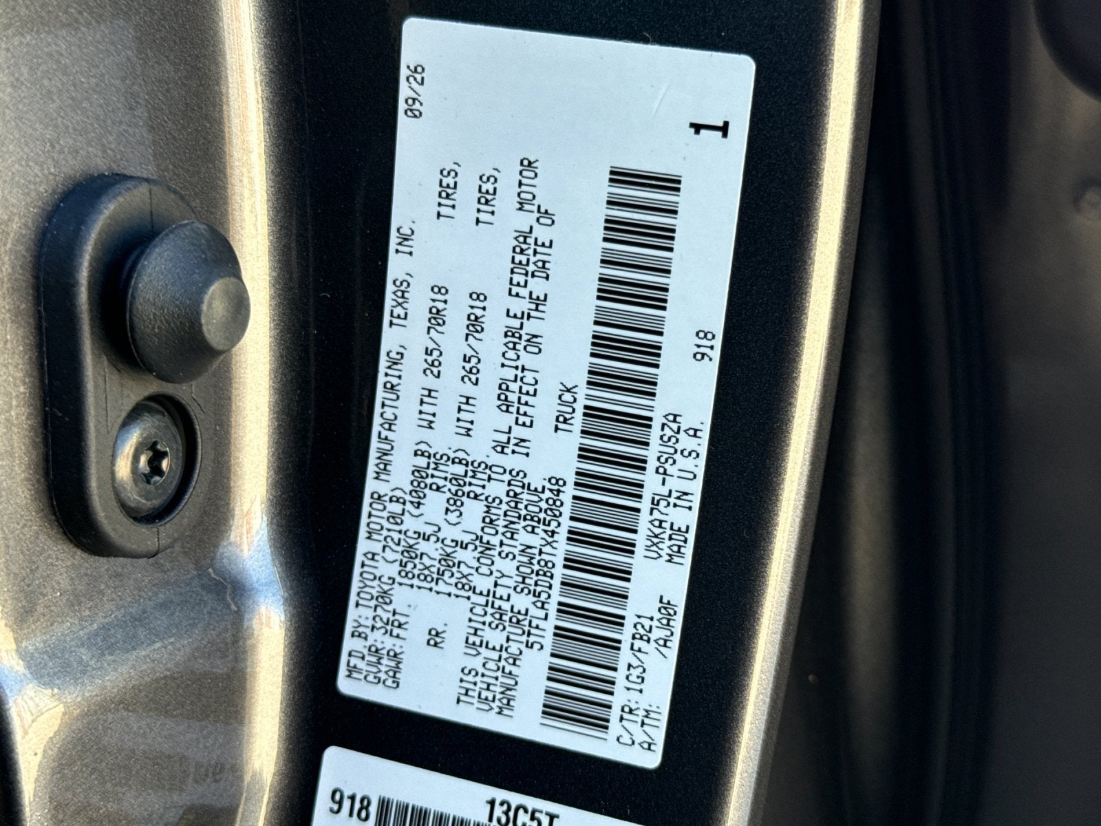 2026 Toyota Tundra SR5