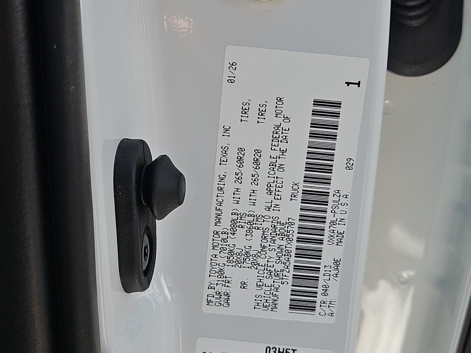 2026 Toyota Tundra Limited