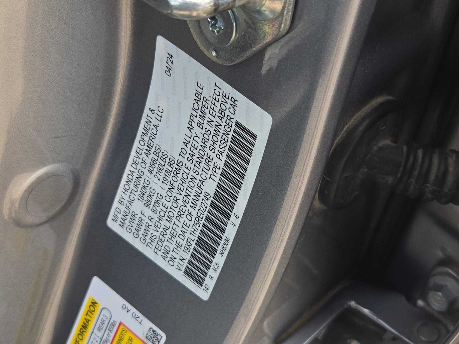 2024 Honda Civic EX-L