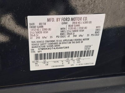 2018 Ford Explorer Sport