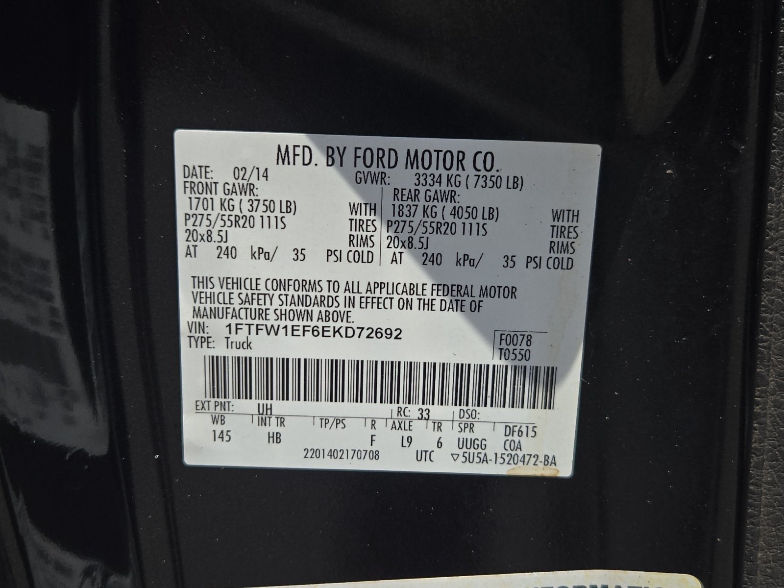 2014 Ford F-150 Lariat