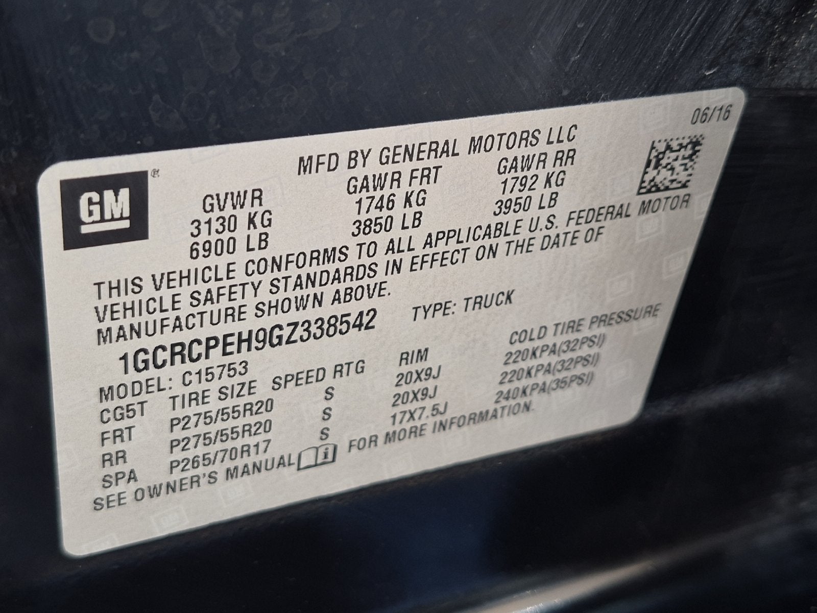 2016 Chevrolet Silverado 1500 Custom