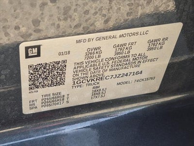2018 Chevrolet Silverado LT LT1