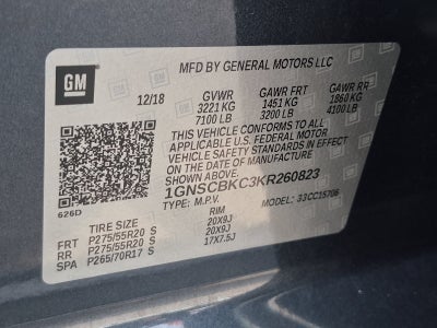 2019 Chevrolet Tahoe LT