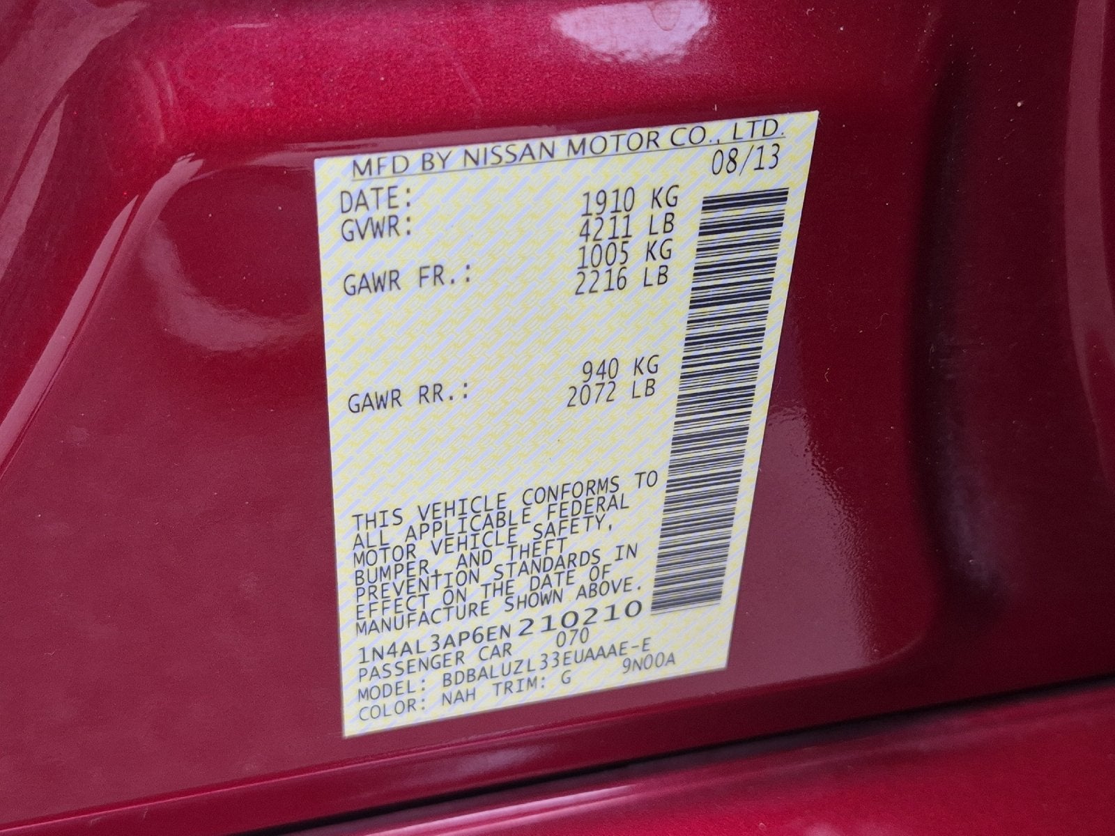 2014 Nissan Altima 2.5