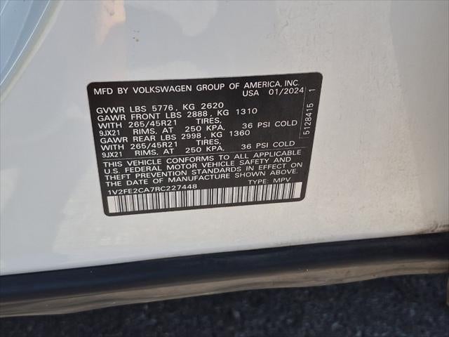 2024 Volkswagen Atlas Cross Sport 2.0T SEL Premium R-Line