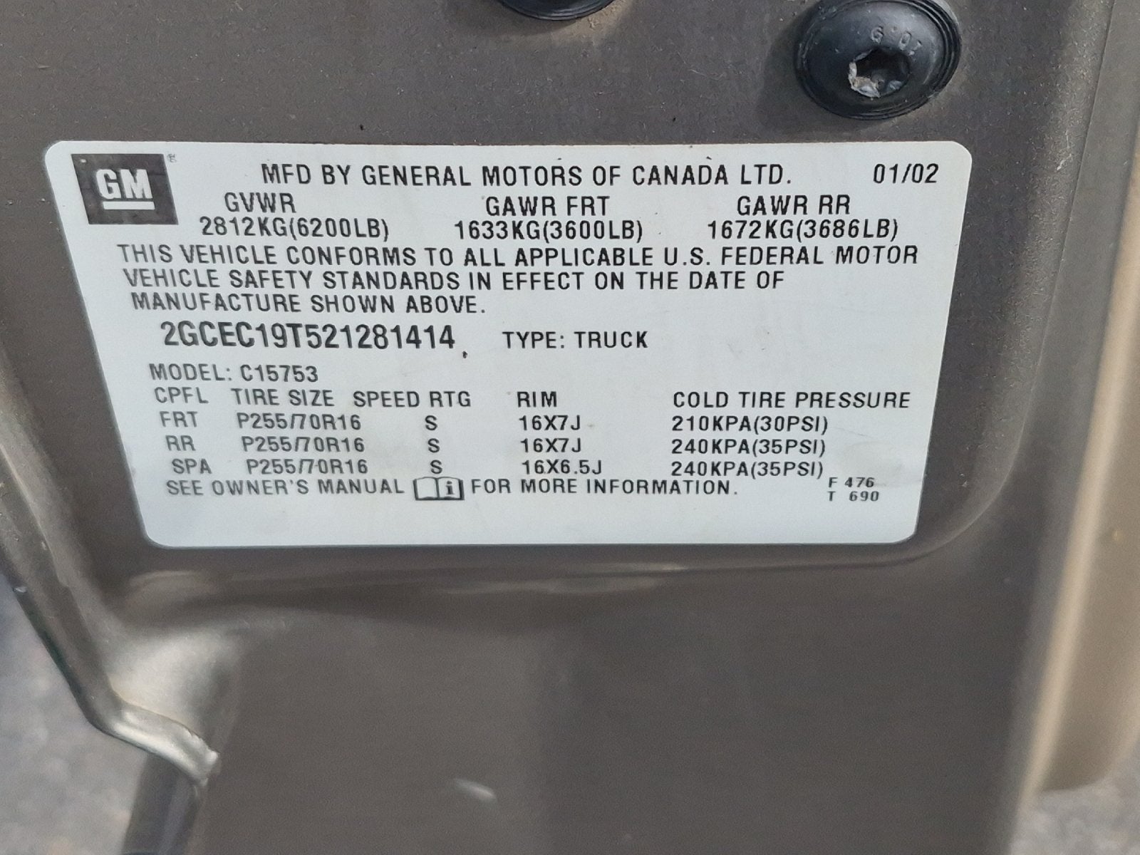 2002 Chevrolet Silverado LT