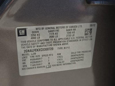 2012 Chevrolet Equinox LTZ