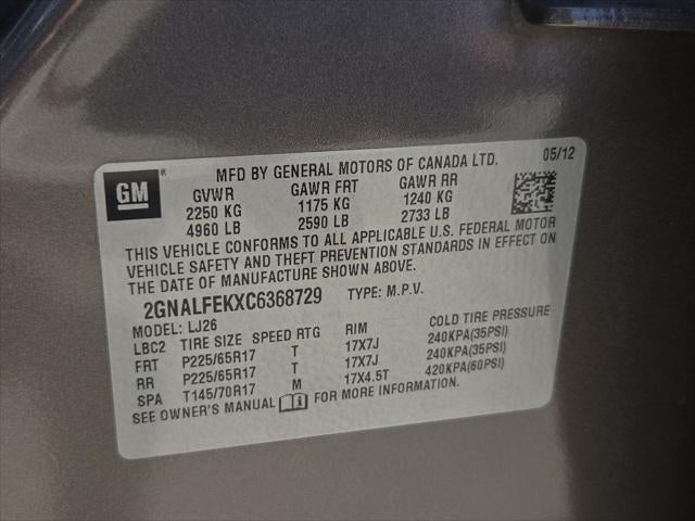 2012 Chevrolet Equinox LTZ