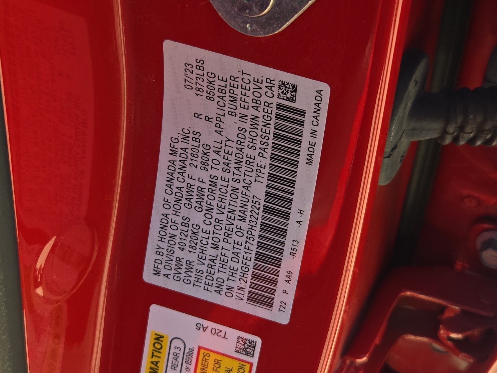 2023 Honda Civic EX