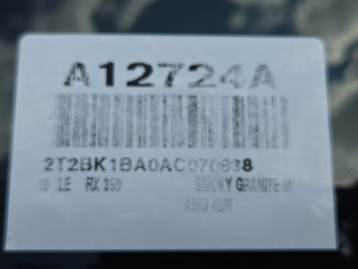 2010 Lexus RX 350