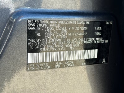 2015 Toyota RAV4 LE