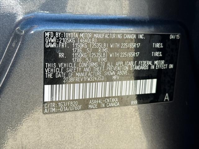2015 Toyota RAV4 LE