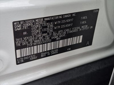 2025 Toyota RAV4 LE