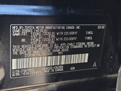 2020 Toyota RAV4 LE
