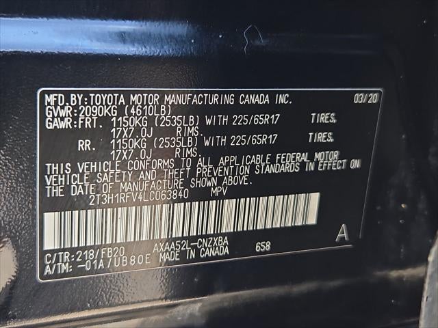 2020 Toyota RAV4 LE