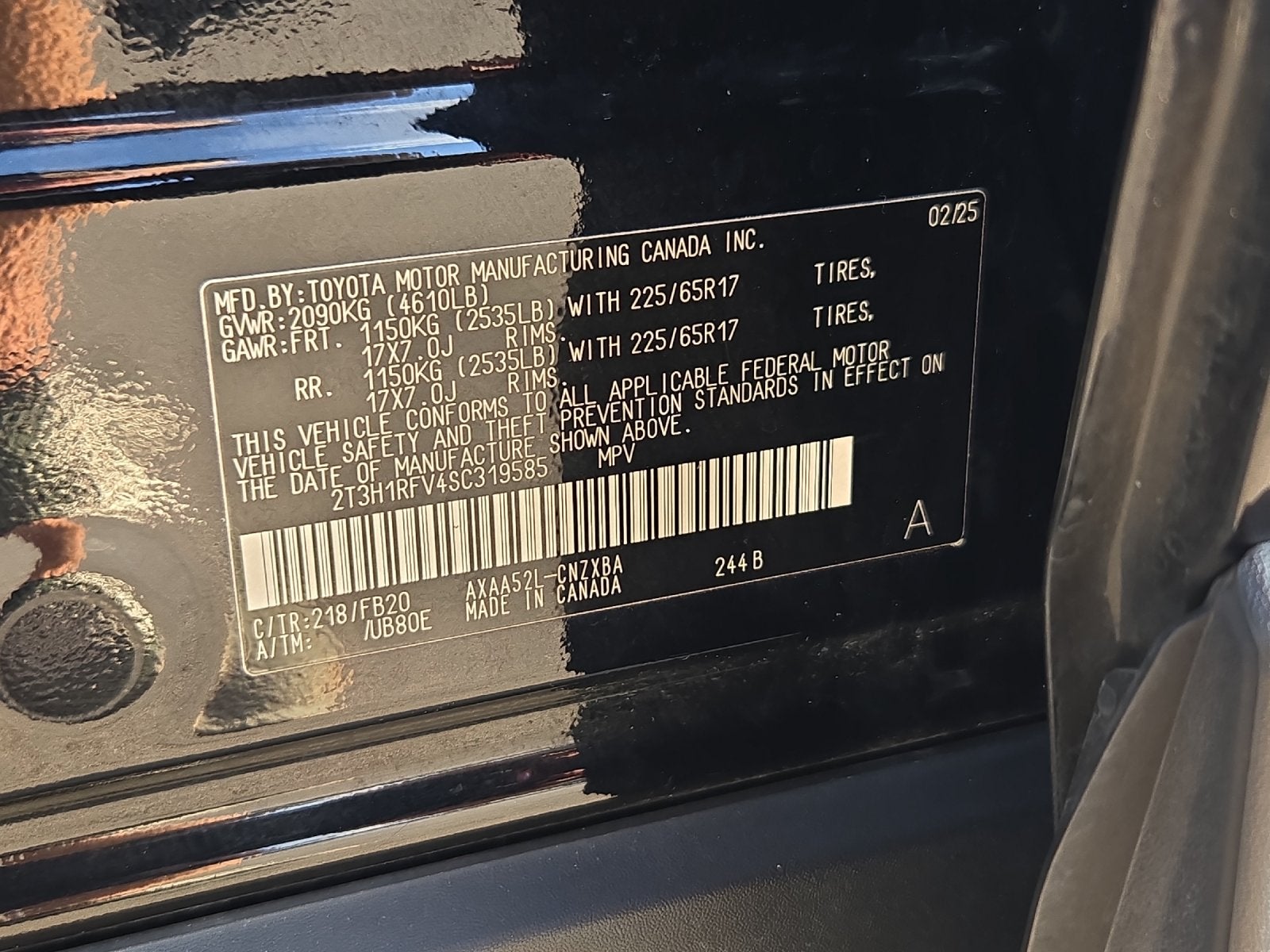 2025 Toyota RAV4 LE