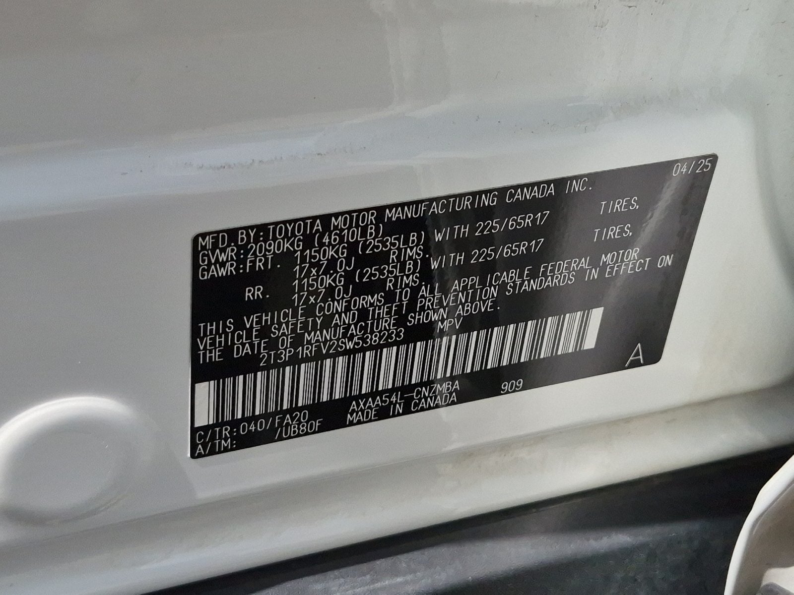 2025 Toyota RAV4 XLE