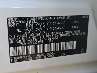 2025 Toyota RAV4 XLE