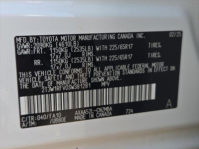 2025 Toyota RAV4 XLE