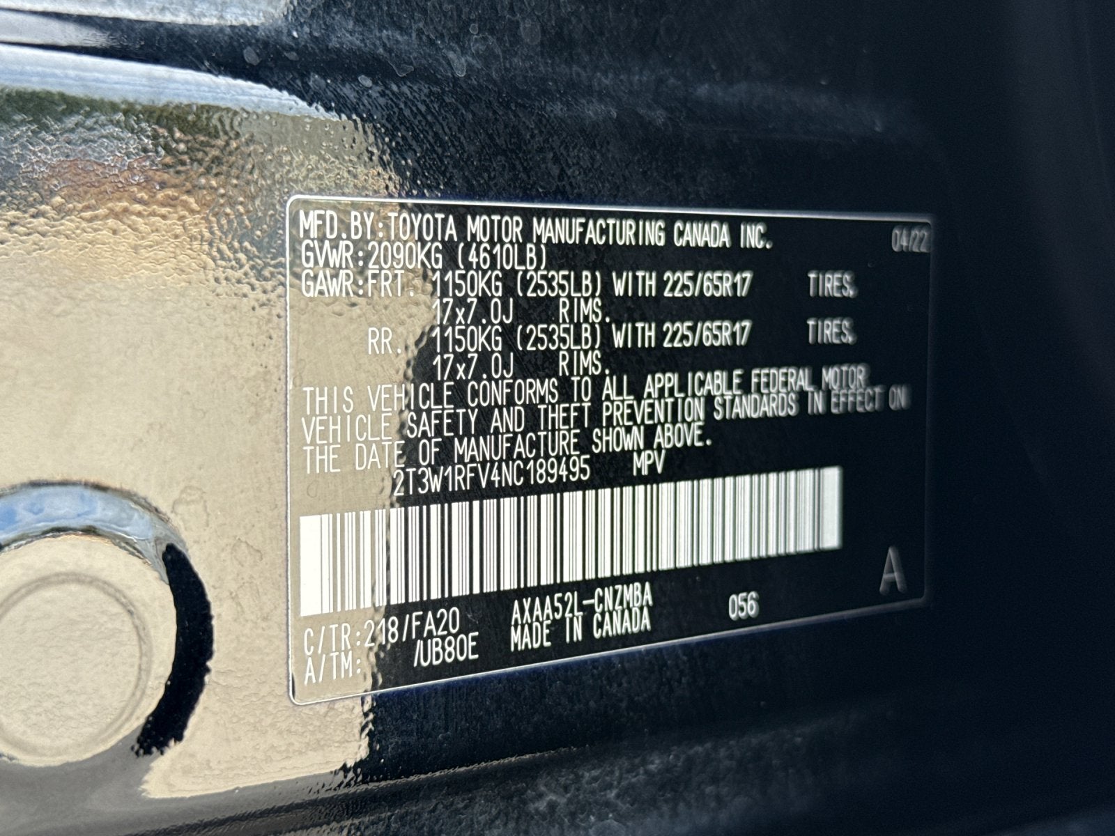 2022 Toyota RAV4 XLE