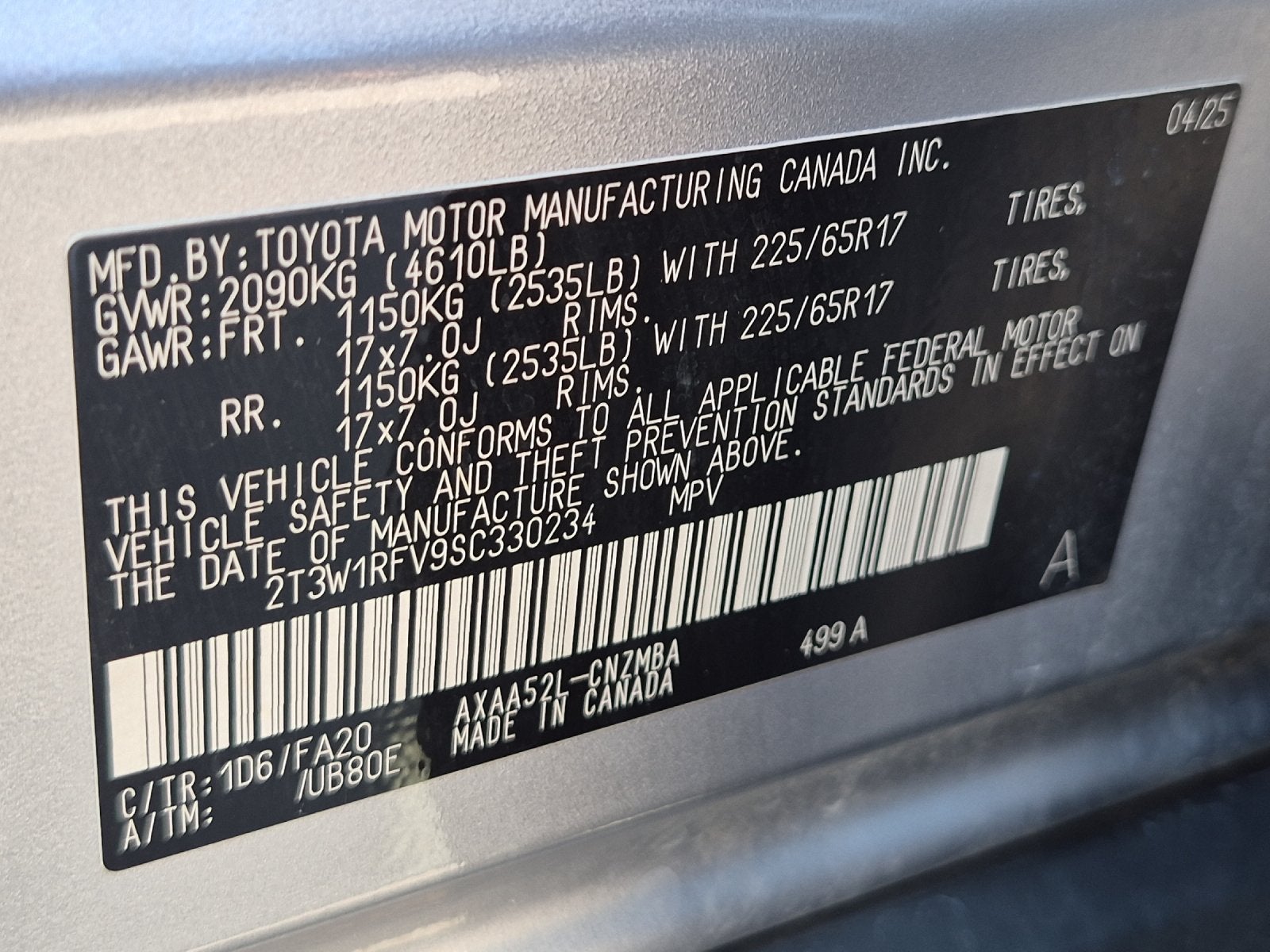 2025 Toyota RAV4 XLE