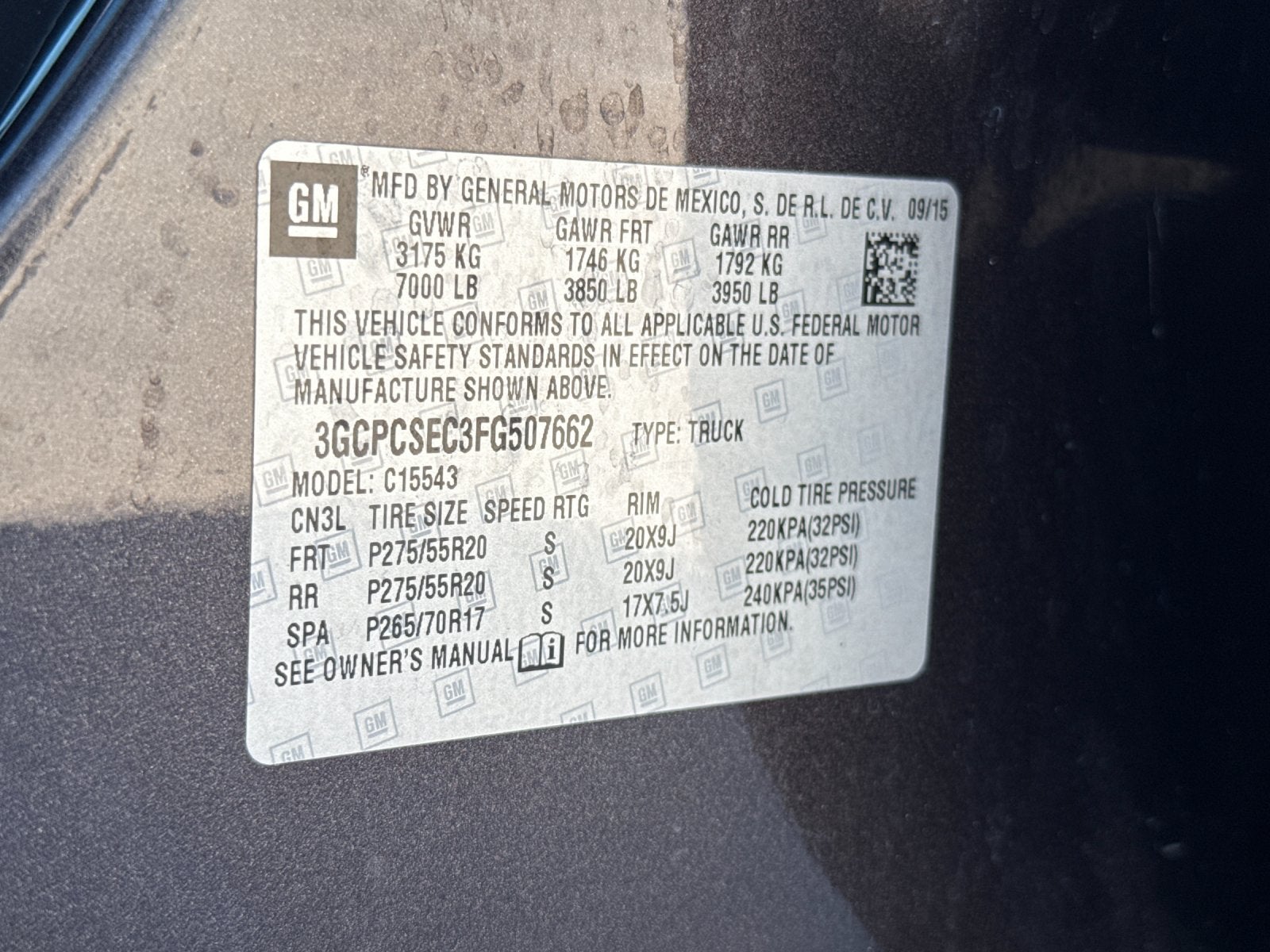 2015 Chevrolet Silverado 1500 LTZ 1LZ