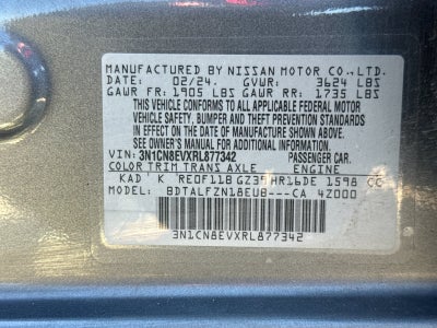 2024 Nissan Versa 1.6 SV