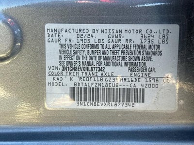 2024 Nissan Versa 1.6 SV