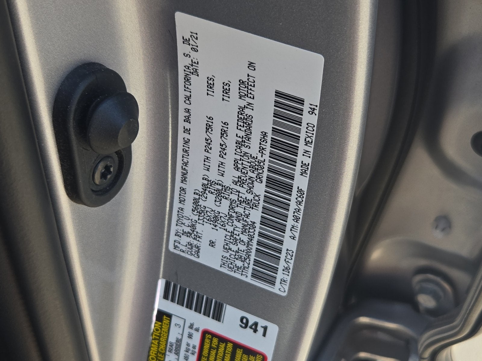 2021 Toyota Tacoma SR5 V6