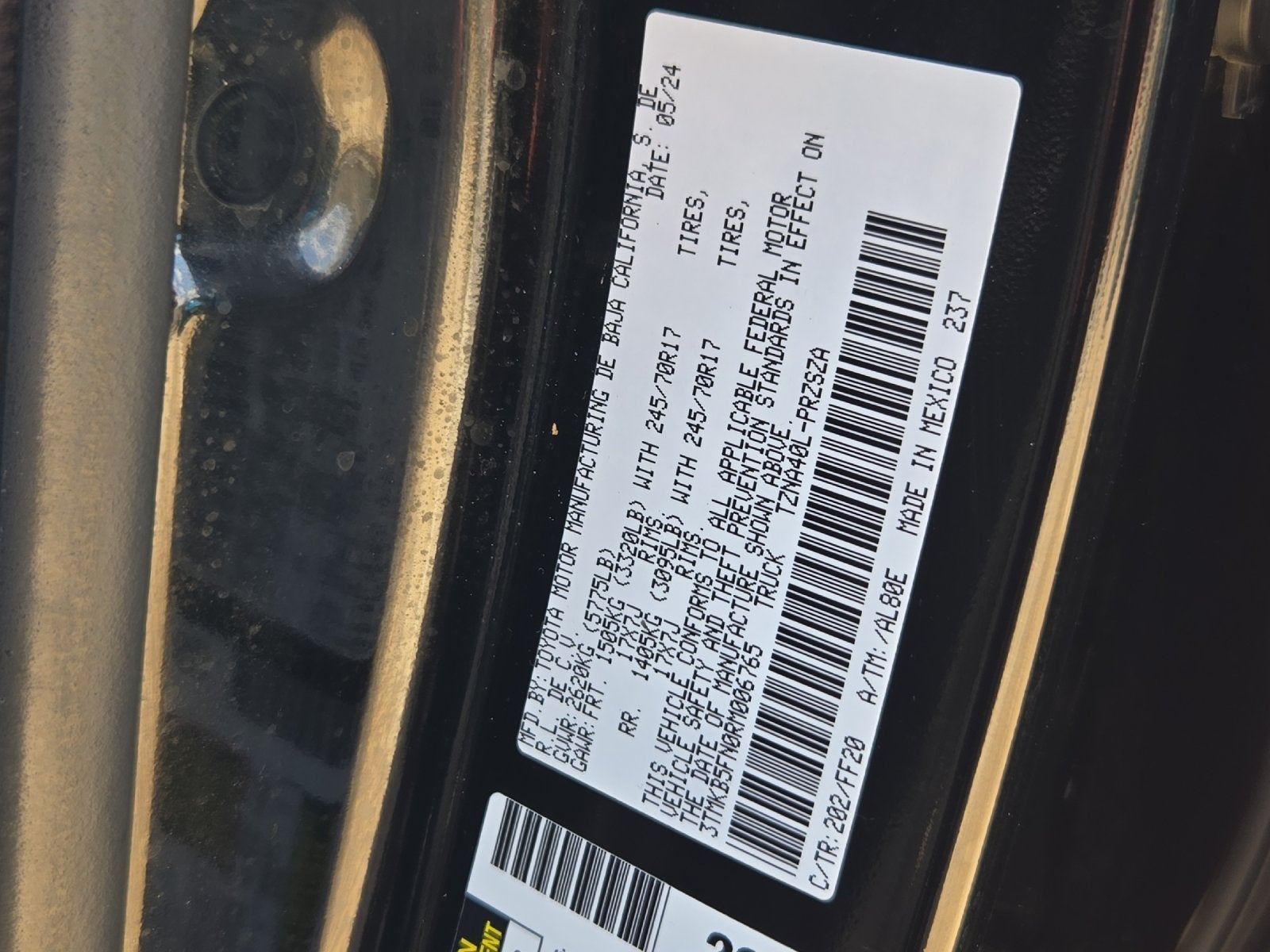 2024 Toyota Tacoma SR5