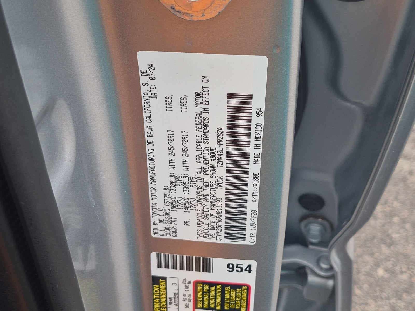 2024 Toyota Tacoma SR5