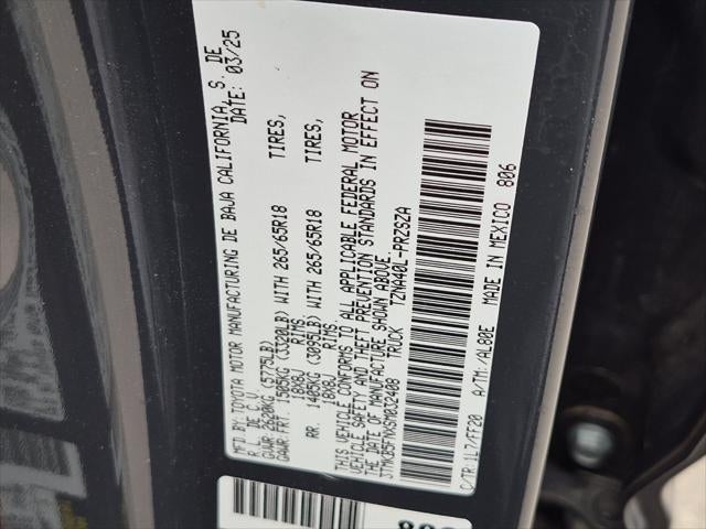 2025 Toyota Tacoma SR5