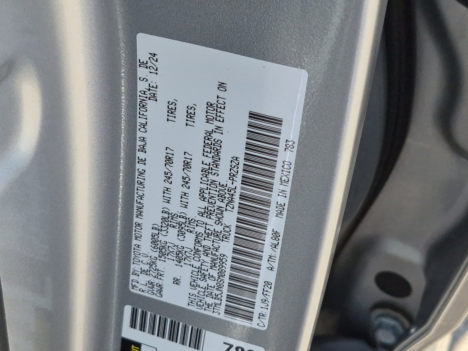 2025 Toyota Tacoma SR5