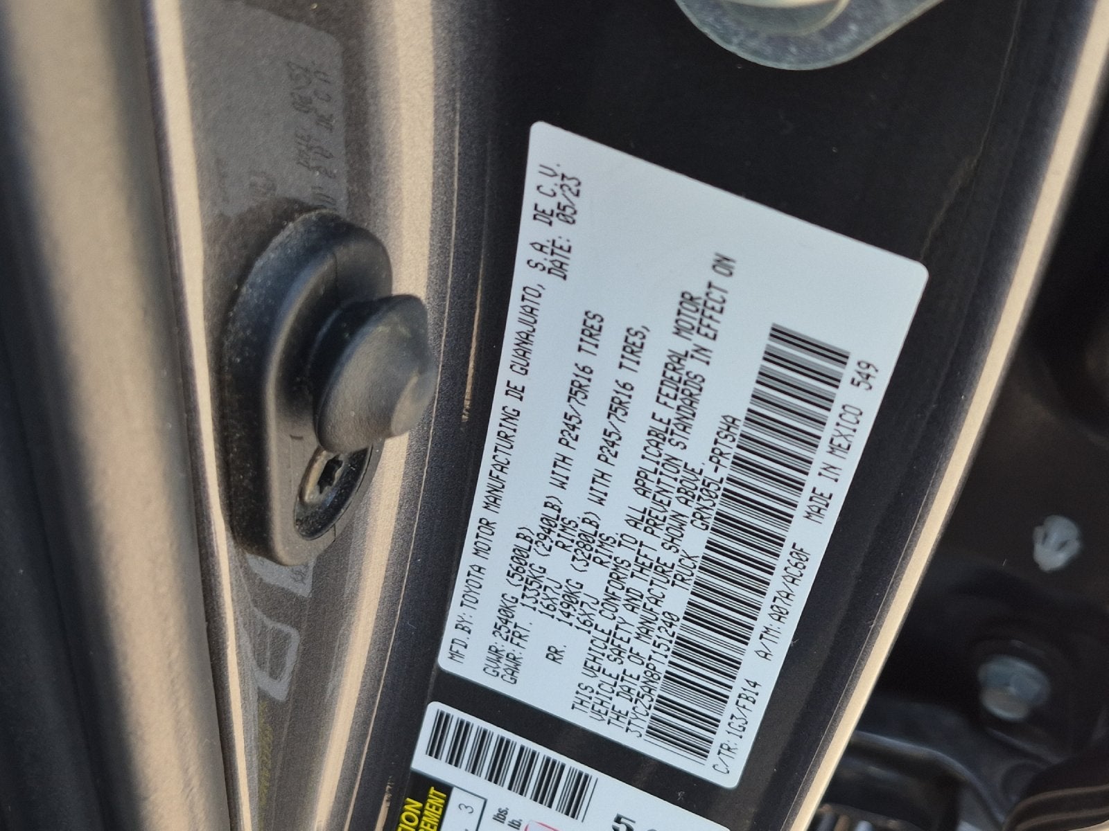 2023 Toyota Tacoma SR V6
