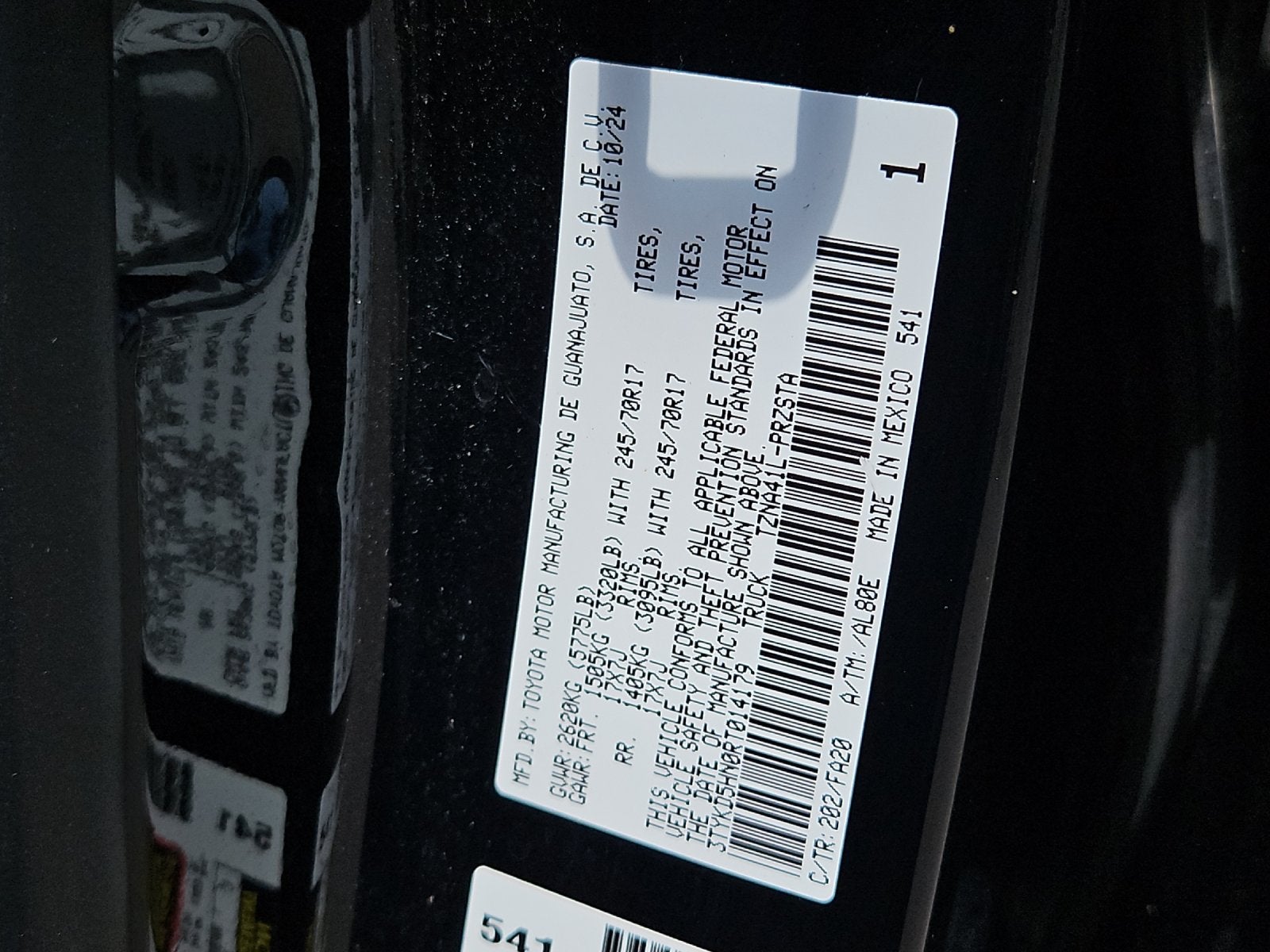 2024 Toyota Tacoma SR