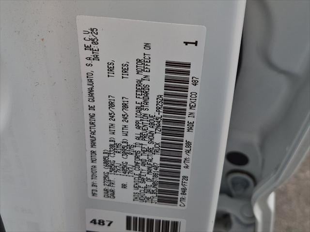 2025 Toyota Tacoma SR5