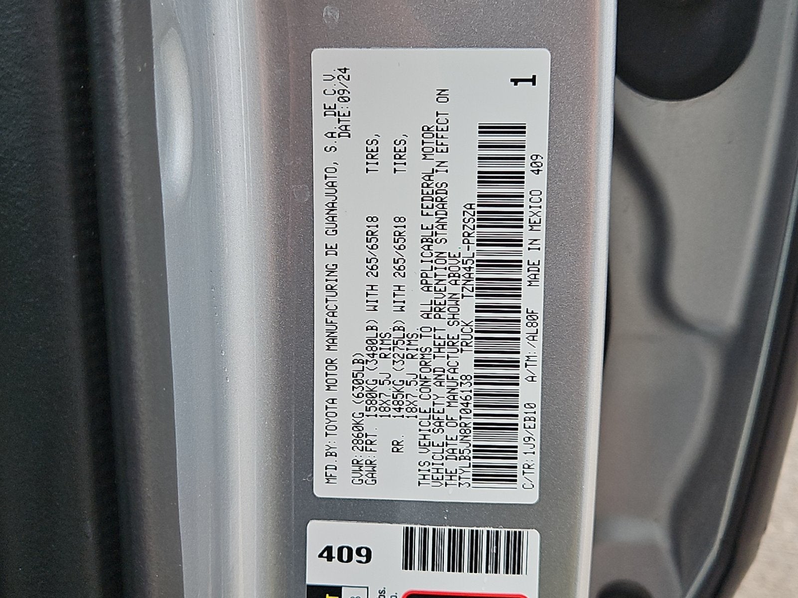 2024 Toyota Tacoma Limited