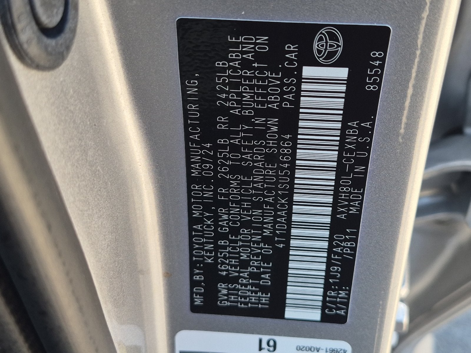 2025 Toyota Camry LE