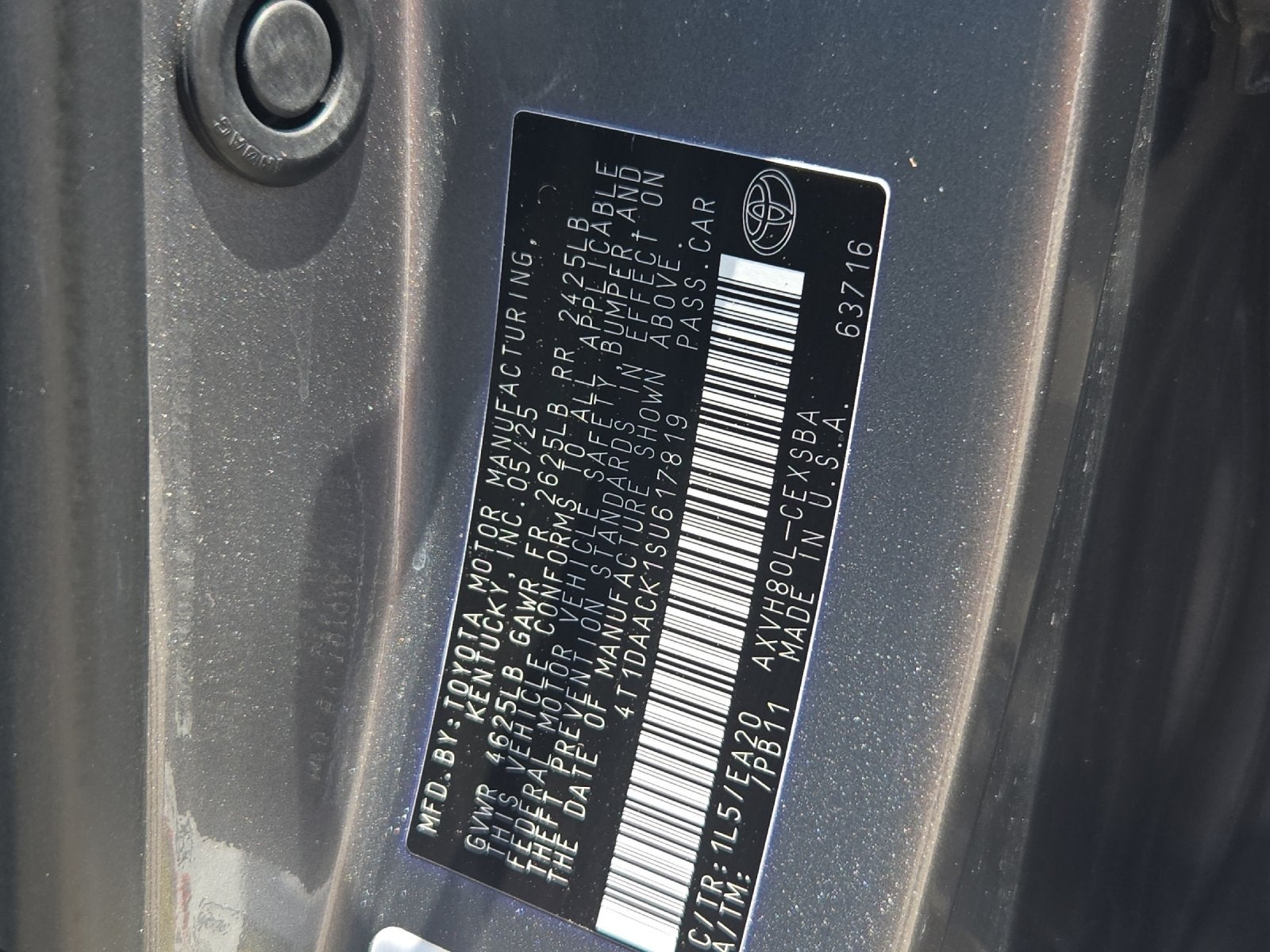 2025 Toyota Camry SE