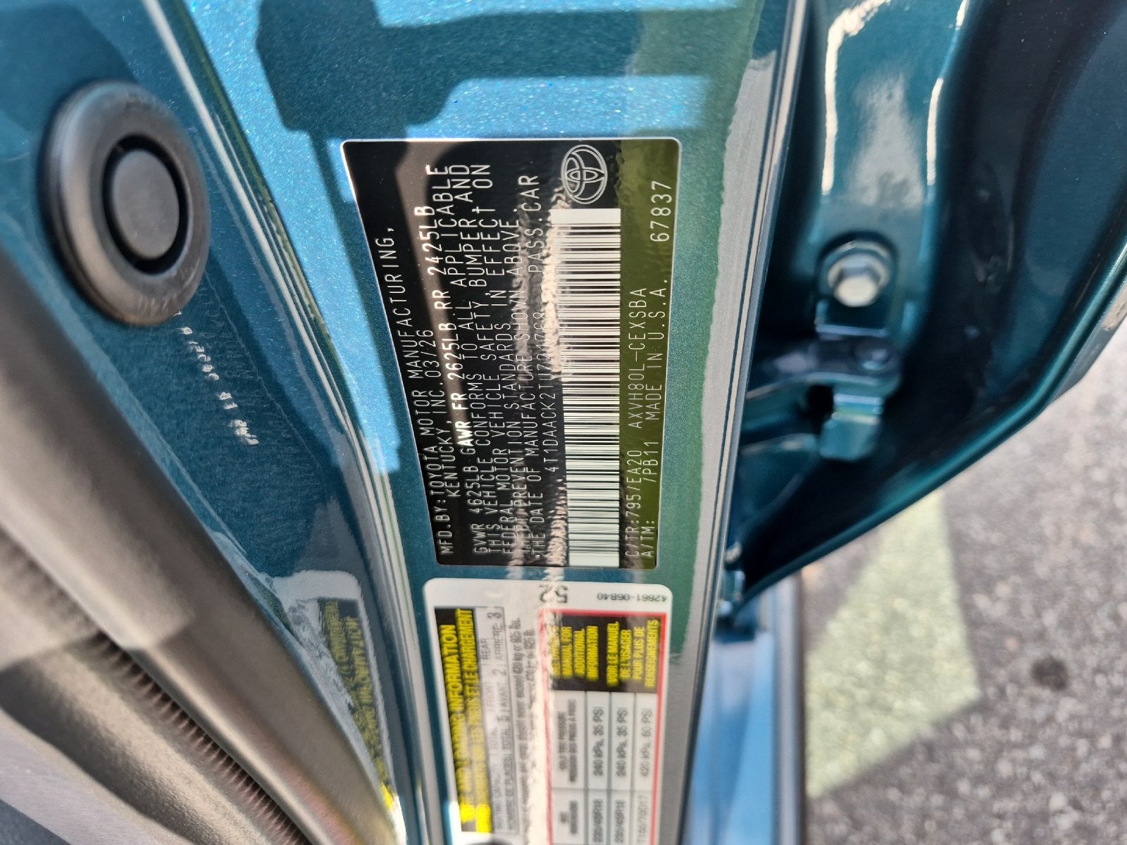 2026 Toyota Camry SE