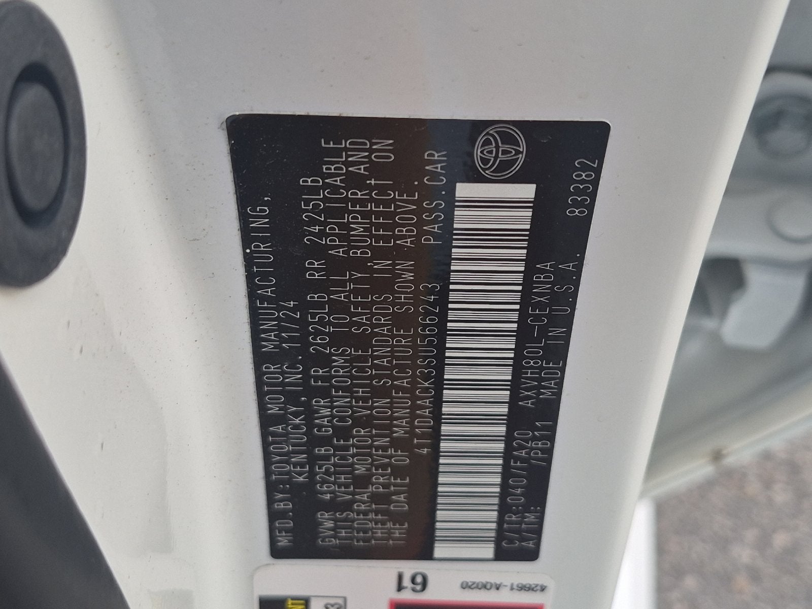 2025 Toyota Camry LE