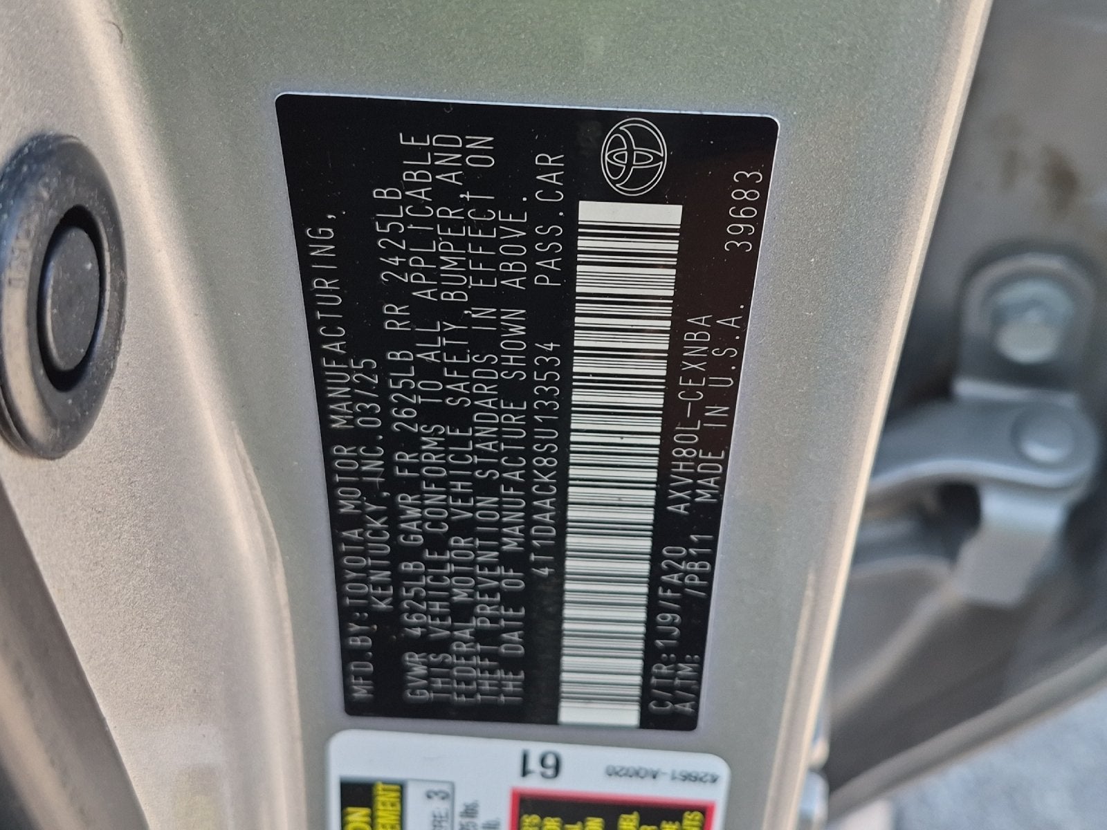 2025 Toyota Camry LE